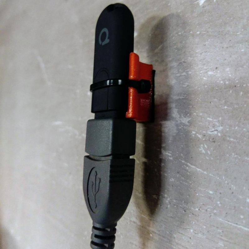 Wall mount for Conbee2, USB stick for Zigbee network