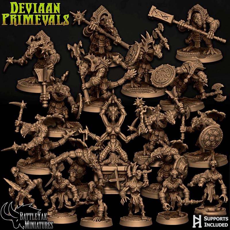Deviaan Primevals Character Pack