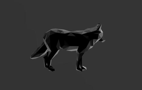 Wolf L20 - Low Poly - Excellent Design - Decor