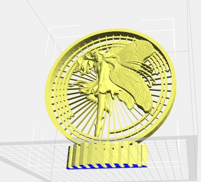 Beautiful Fairy - P31 - Decor - Trinket - Quick Print Gift - 3D - NO SUPPORT