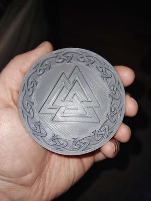 Valknut with Celtic knots