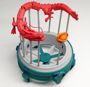 Dragon playing with the pearl "Automata"