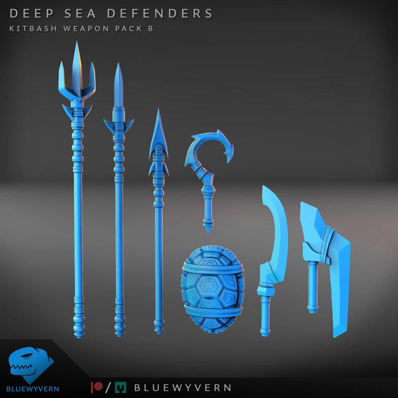 Deep Sea Defenders - Kitbash Weapon Pack B