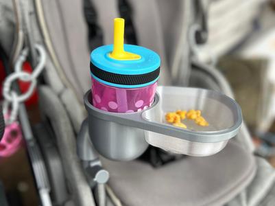 Child Food Tray and Cup Holder for Nuna MIXX Stroller