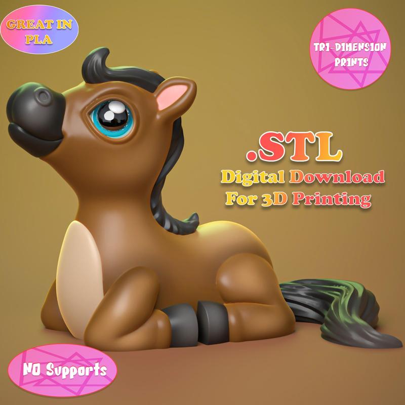 CUTE HORSE (NO SUPPORTS)