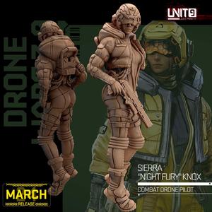 Cyberpunk - Sierra "Night Fury" Knox - combat drone pilot