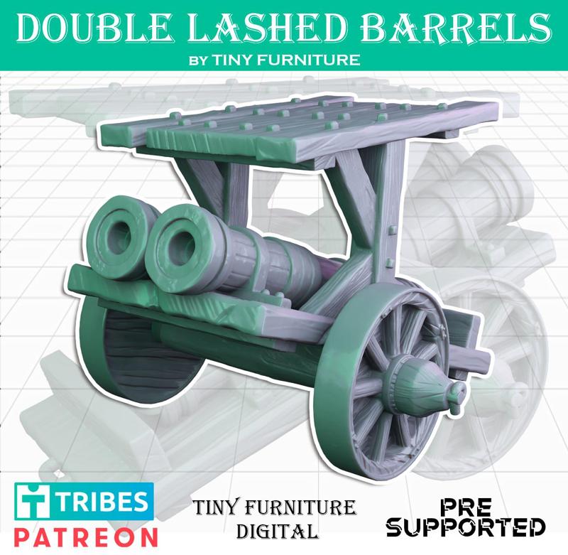 Double Lashed Barrels  (Medieval Artillery)