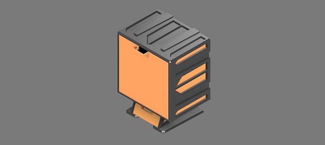 Modular storage box 20 × 20 × 15 cm - Large drawer