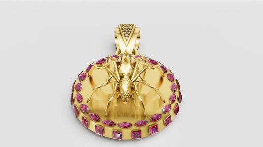 INSERT GOLD PENDANT    3d printable model