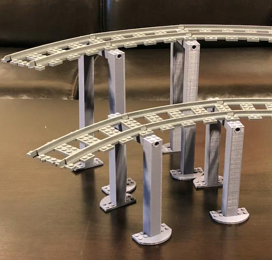 Lego Train Incline Support (extended)