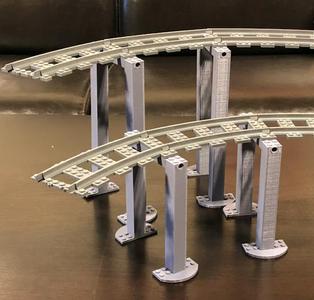 Lego Train Incline Support (extended)