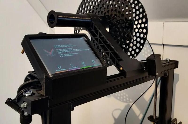 Ender 3 S1 (and Plus & Pro) Top mount BTT 50TFT screen mount