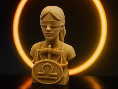 Libra - Zodiac Sign Libra Bust
