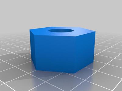 5/8" nut with hole for KEG fitting
