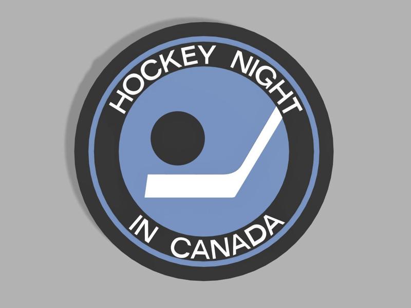 Hockey Night In Canada RETRO 3D Sign
