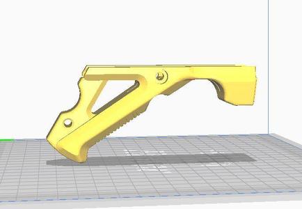 Angled fore grip pic rail pew pew pew