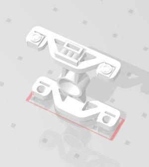 HO Scale Roller Bearing Truck For Intermountain Wheels