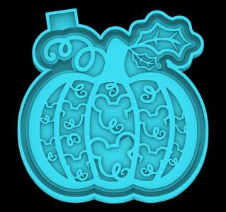 Disney pumpkin - freshie mold - STL for silicone mold