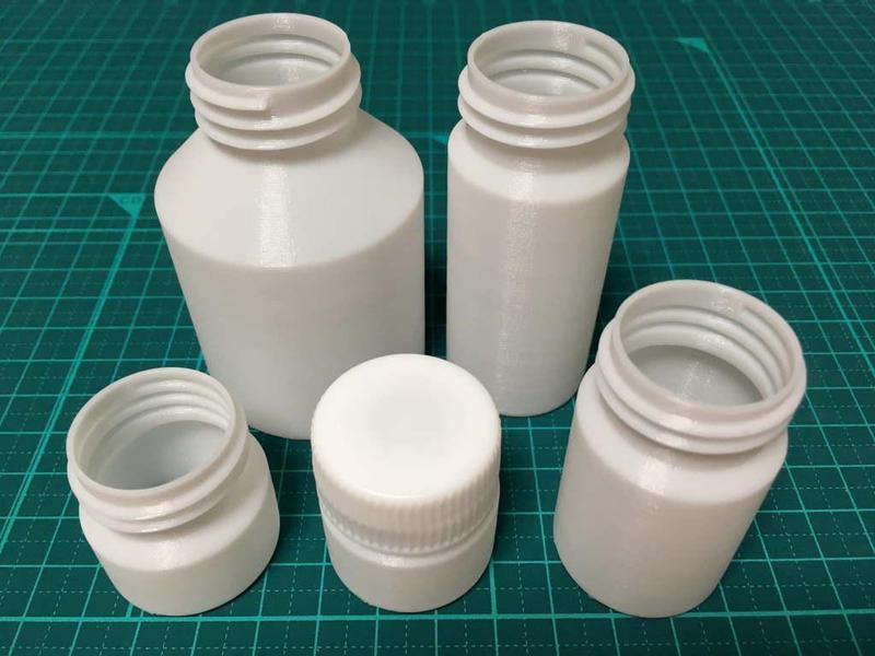 Small bottles for vase/spiral mode