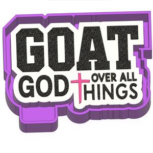 Faith God Over All Things Christian Freshie STL Mold Housing