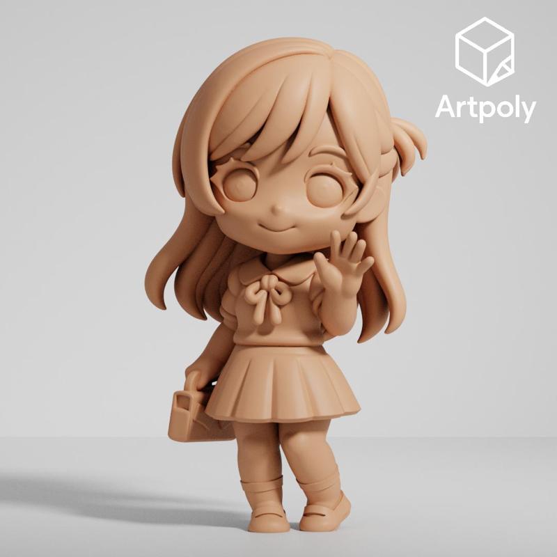 Chizuru Mizuhara - 3D Model of Rent a Girlfriend