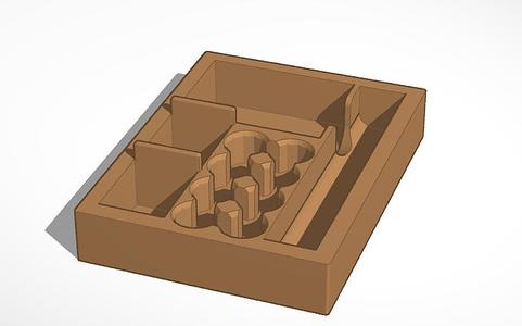 RPG All in one Box for Dice Cards & Minis