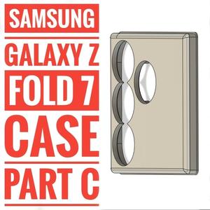 Samsung FOLD7 case - part C rounded backpack