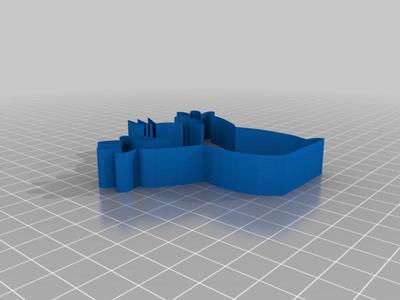 Krtek biscuit mold