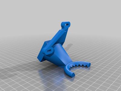 Anet A8 40mm semi circural fun duct (parts cooling) wider holes for MODULAR X Carriage V4 