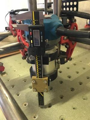 MPCNC Mount Plate Digital Vernier Gauge