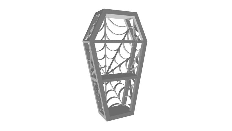 webbed coffin shelves