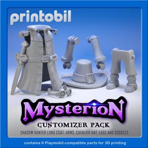 PLAYMOBIL MYSTERION - GLOOM GUARD SHADOW HUNTER - PLAYMOBIL COMPATIBLE PARTS FOR CUSTOMIZERS