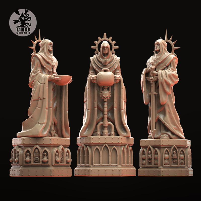 gothic statues