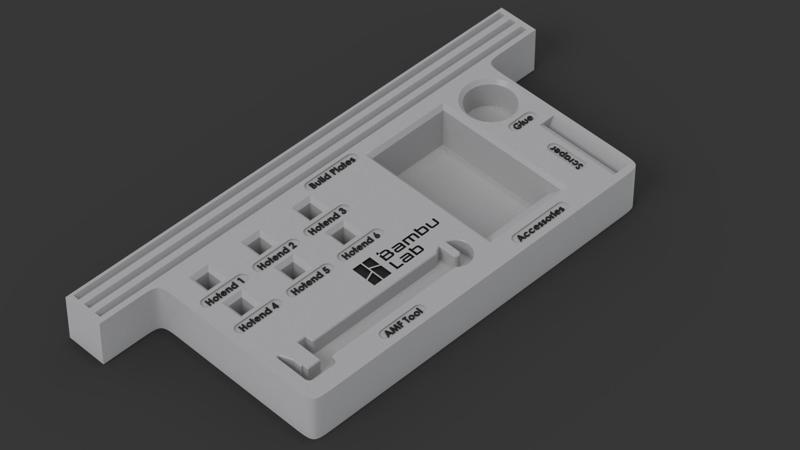 Tools and accessories box for Bambu Printers