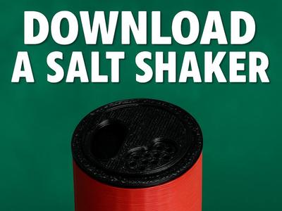 Reusable salt shaker, with twist-lock closure