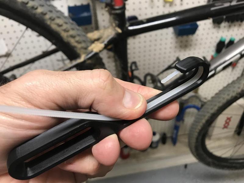 Trek Control Freak hook tool for routing bike internal cables