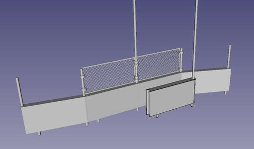 Slotcar Wall Module 1/43