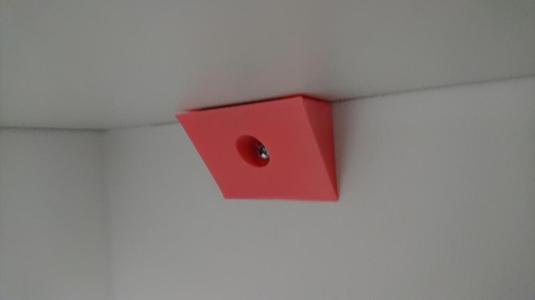 Tiny wall shelf support