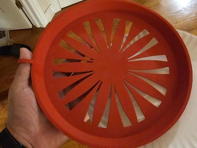 Paper Plate Support with Thumb Ring - 9"/22.8 cm