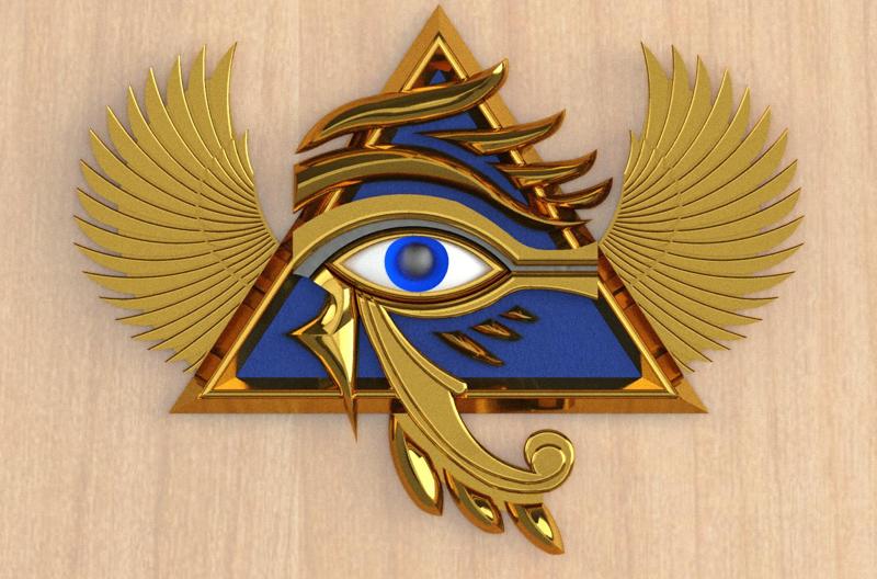 Egyptian eye ornament - Egyptian eye ornament