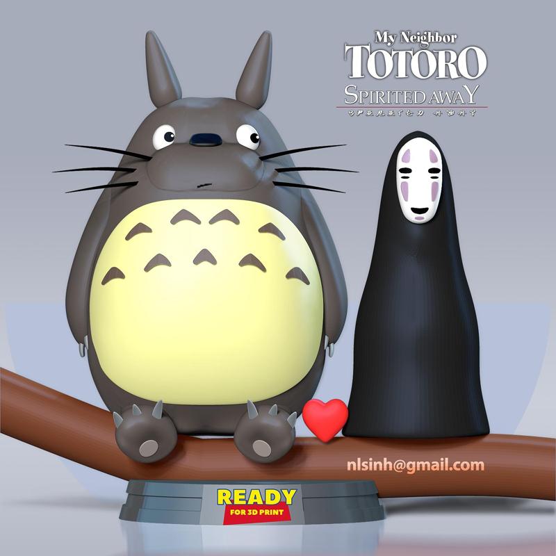 Totoro and No-Face