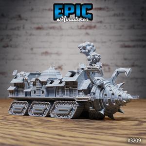 Maxi Drill Steam Engine ‧ DnD Miniature ‧ Tabletop Miniatures ‧ Gaming Monster ‧ 3D Model ‧ RPG ‧ DnDminis ‧ STL FILE