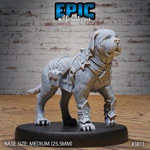 Raid Dog ‧ DnD Miniature ‧ Tabletop Miniatures ‧ Gaming Monster ‧ 3D Model ‧ RPG ‧ DnDminis ‧ STL FILE