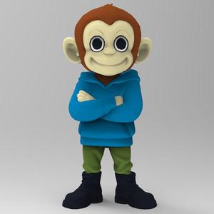 Monkey figurine