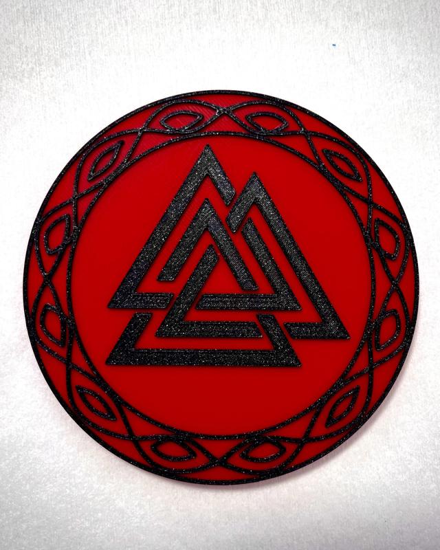 Valknut coaster, podtácek