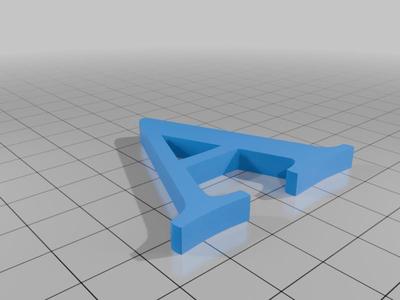 All Alphabet Letters Upper case A-Z Font: Amiri-Bold by Google Fonts (OFL License)