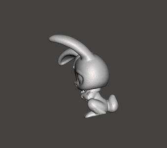 RABBIT TOY FIGURINE FUNNY ANIMAL PET .STL .OBJ