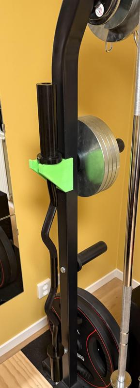 Vertical Barbell Holder for Power Rack