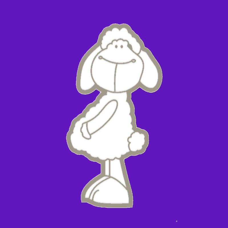 Sheep cookie cutter, animal