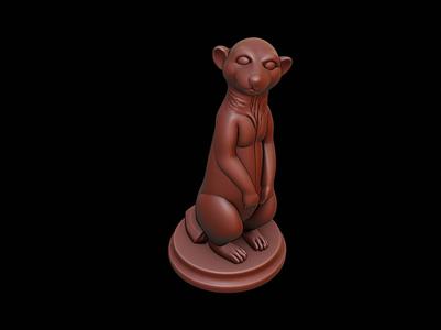 Meerkat Animal Figure Printable